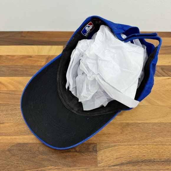 LA Dodgers Baseball Cap Blue white embroidered logo One size adjustable - Picture 2 of 9